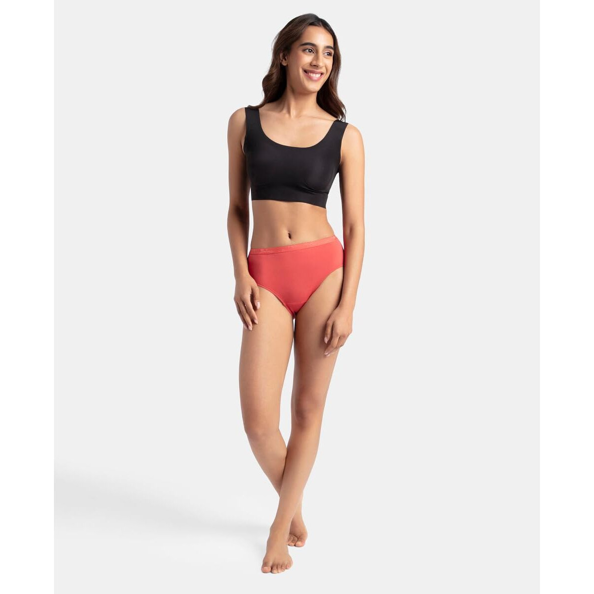 Jockey Women's Cotton Hipster Panty (Pack of 3) (1523_Dark Assorted_XXL_Assorted_2XL)