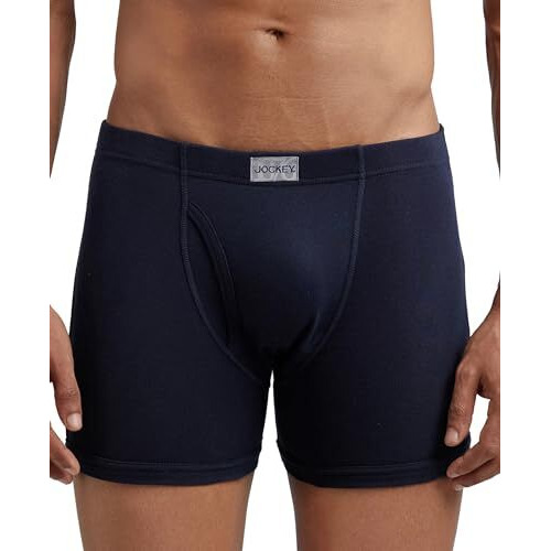Jockey Men's Cotton Briefs (Pack of 2) (37702_Blue_L)