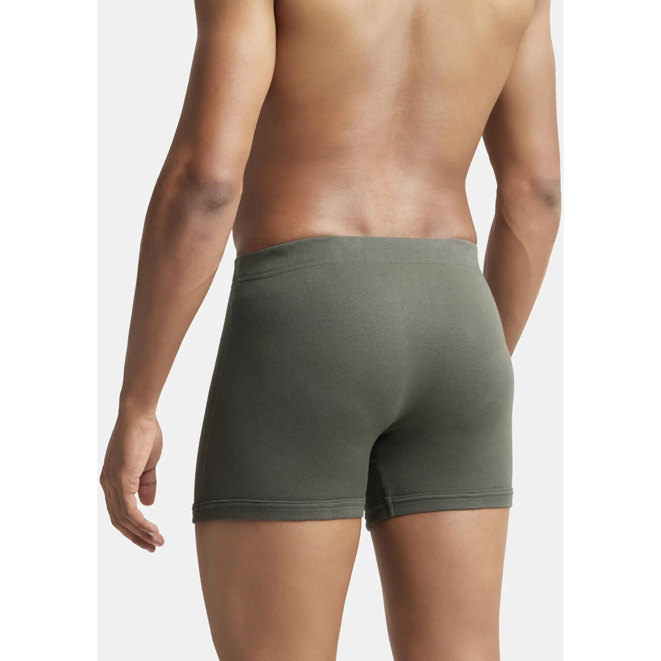 Jockey Men's Cotton Briefs (Pack of 2) (37709_Green_2XL)