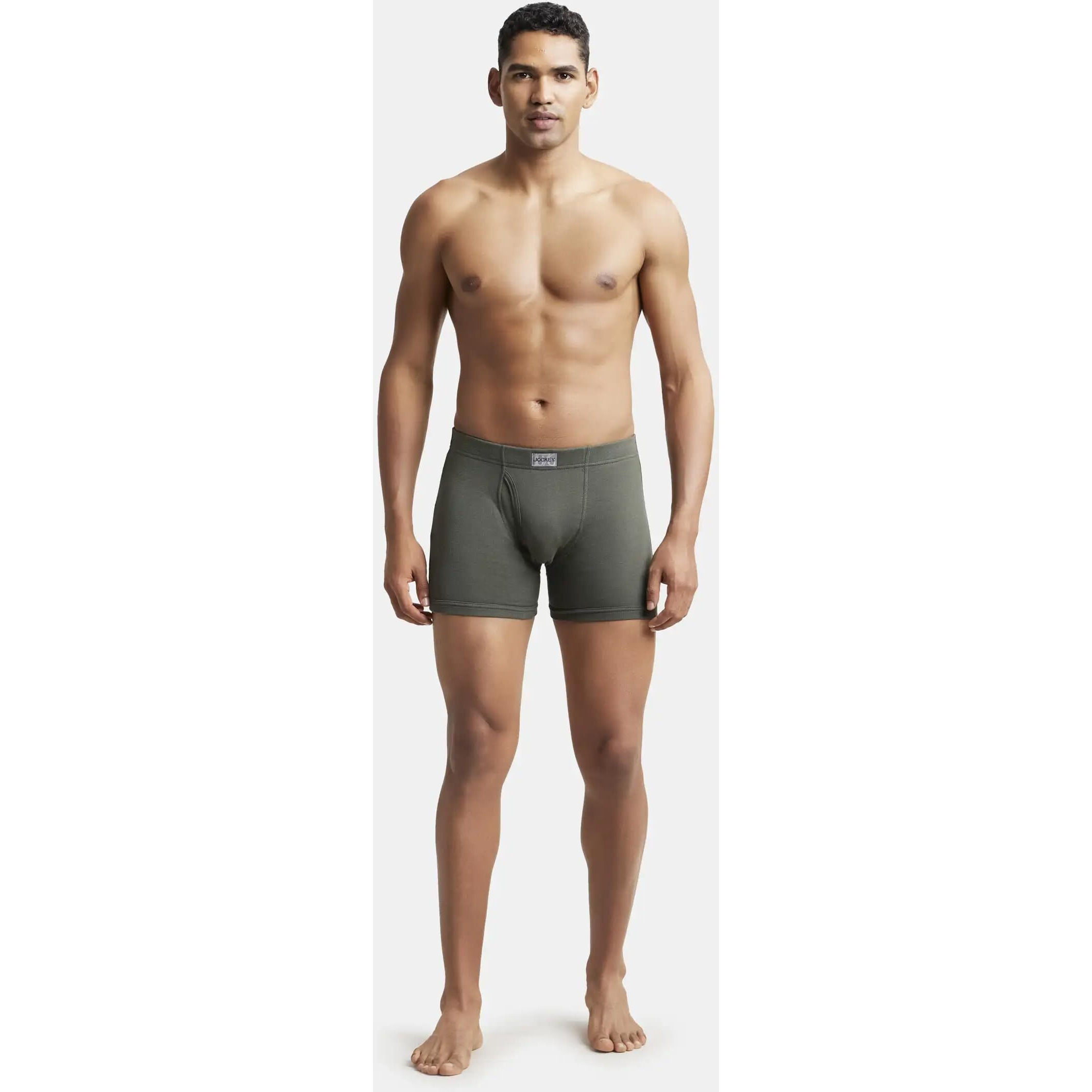 Jockey Men's Cotton Briefs (Pack of 2) (37709_Green_2XL)