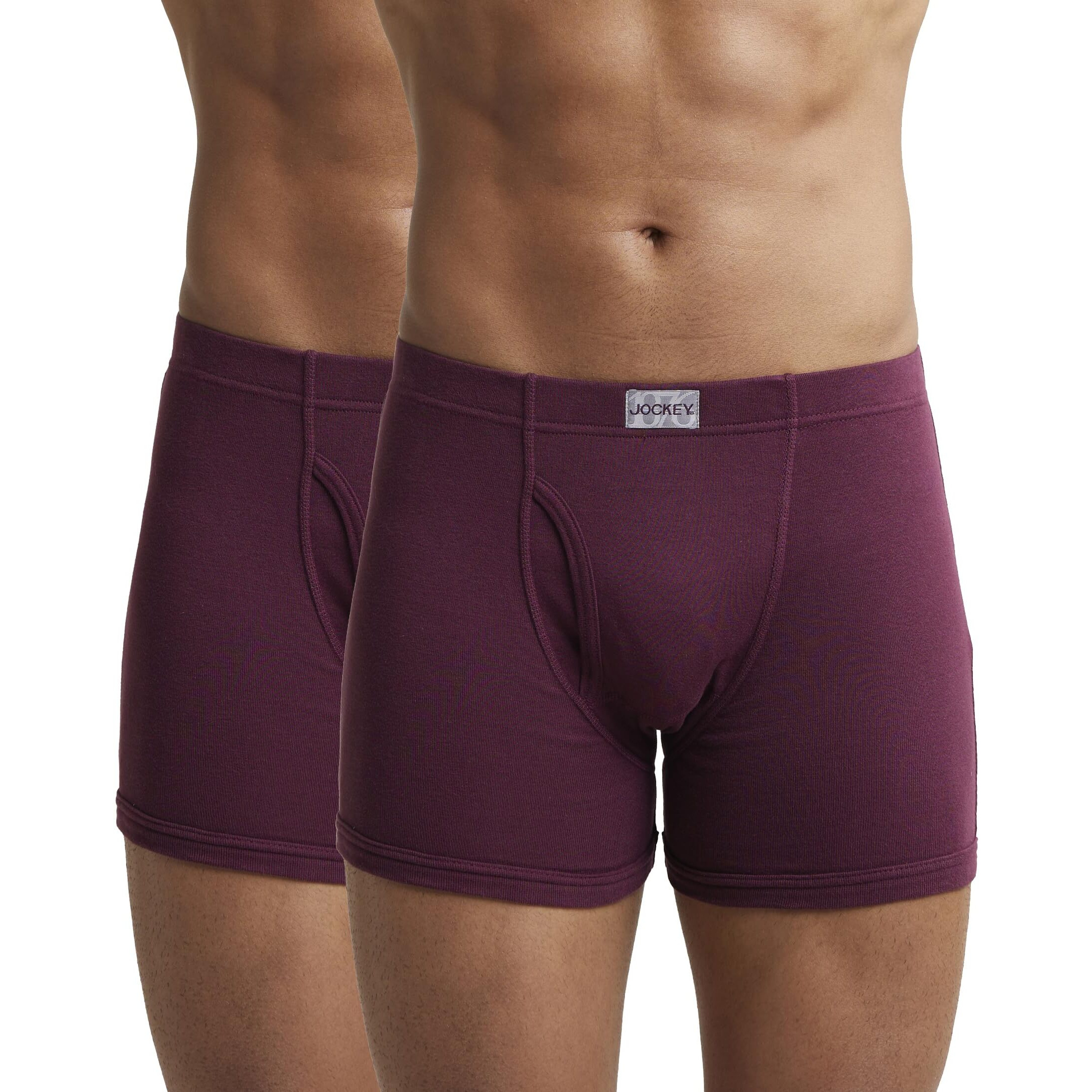 Jockey Men's Cotton Briefs (Pack of 2) (37722_Purple_L)