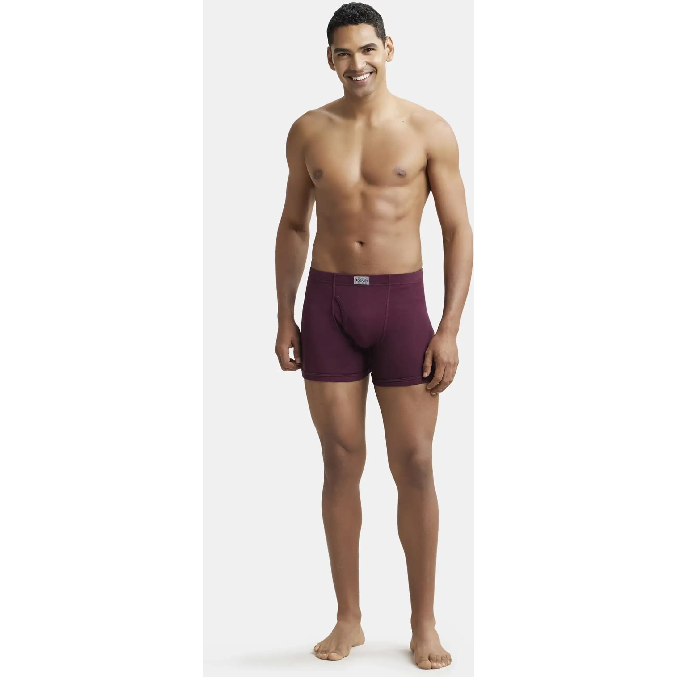Jockey Men's Cotton Briefs (Pack of 2) (37722_Purple_L)