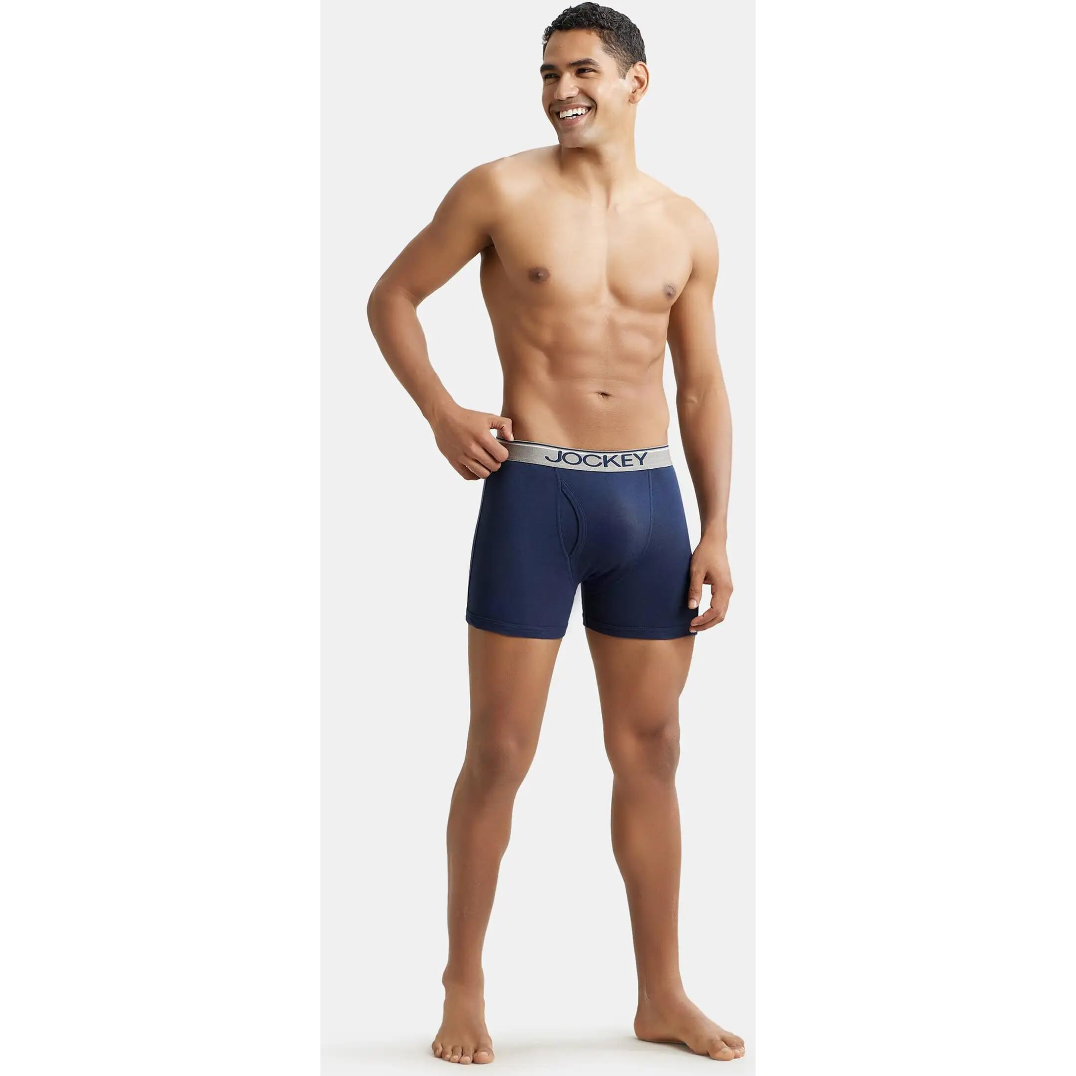Jockey Men's Cotton Briefs (Pack of 2) (37750_Blue_L)