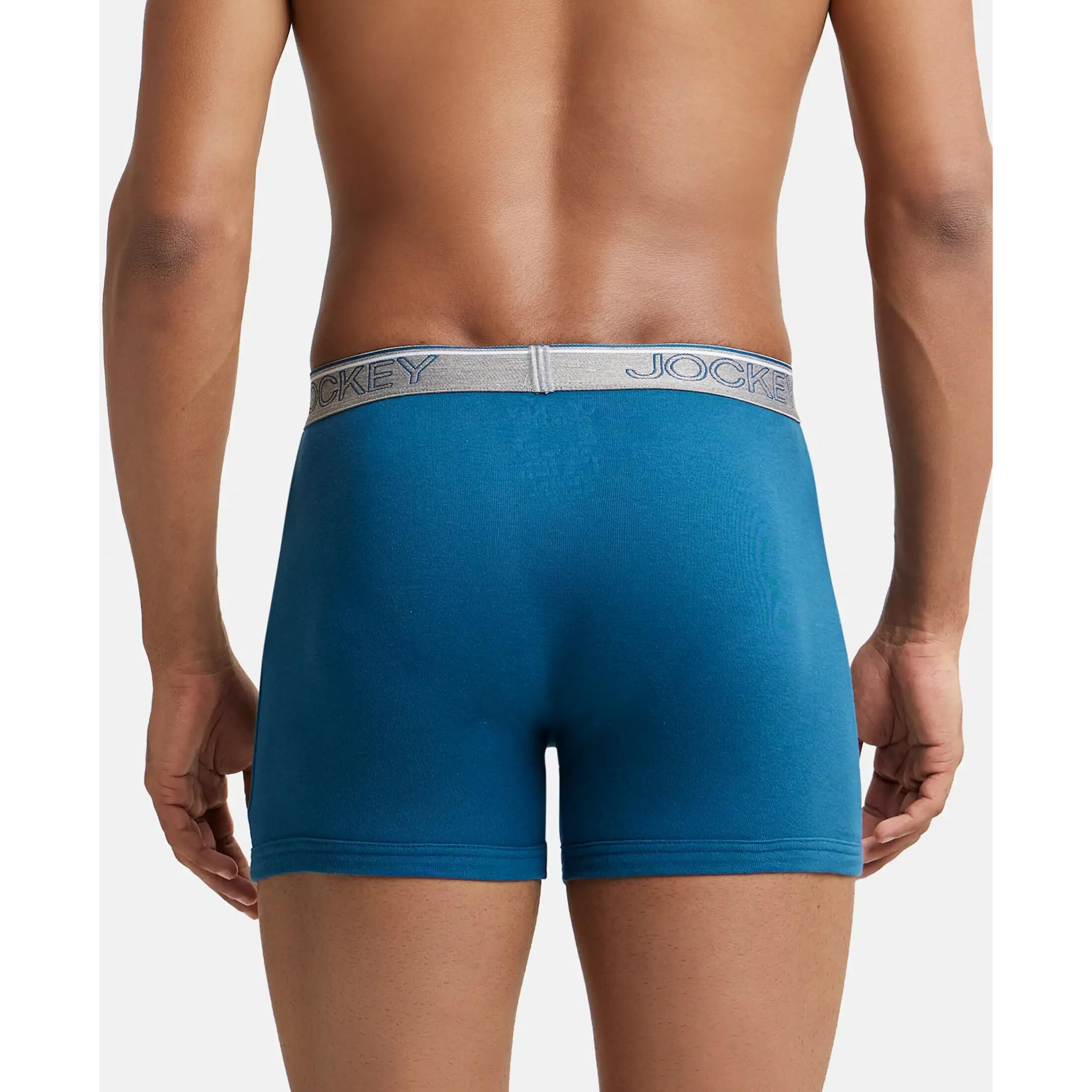 Jockey Men's Cotton Briefs (Pack of 2) (38049_Blue_XL)
