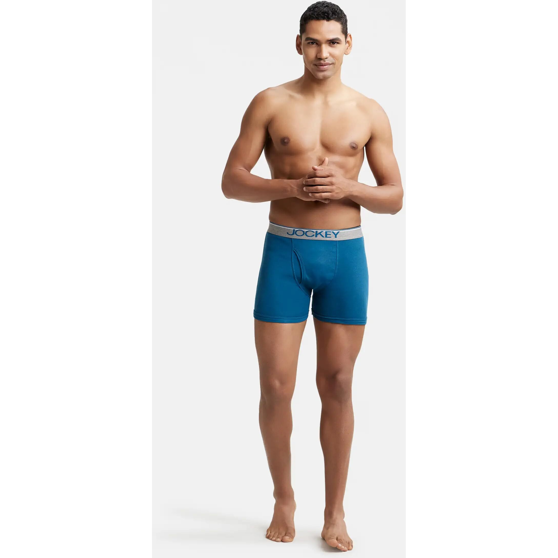 Jockey Men's Cotton Briefs (Pack of 2) (38049_Blue_XL)