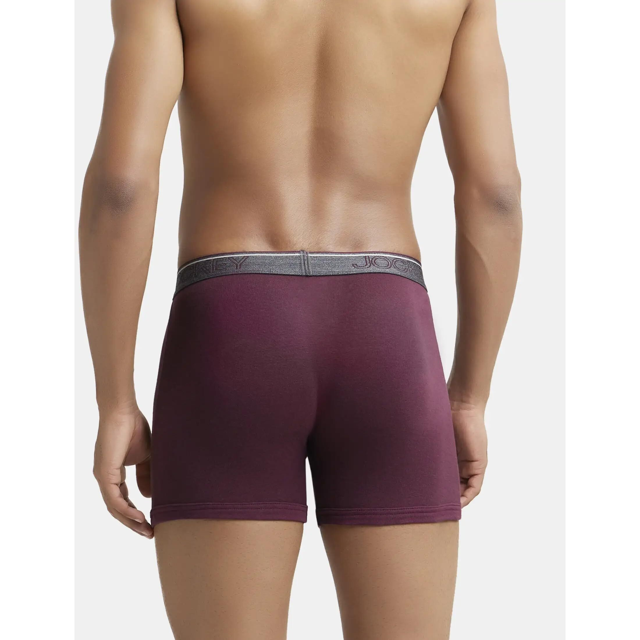 Jockey Men's Cotton Boxer Brief (Pack of 2) (37746_Purple_XL)