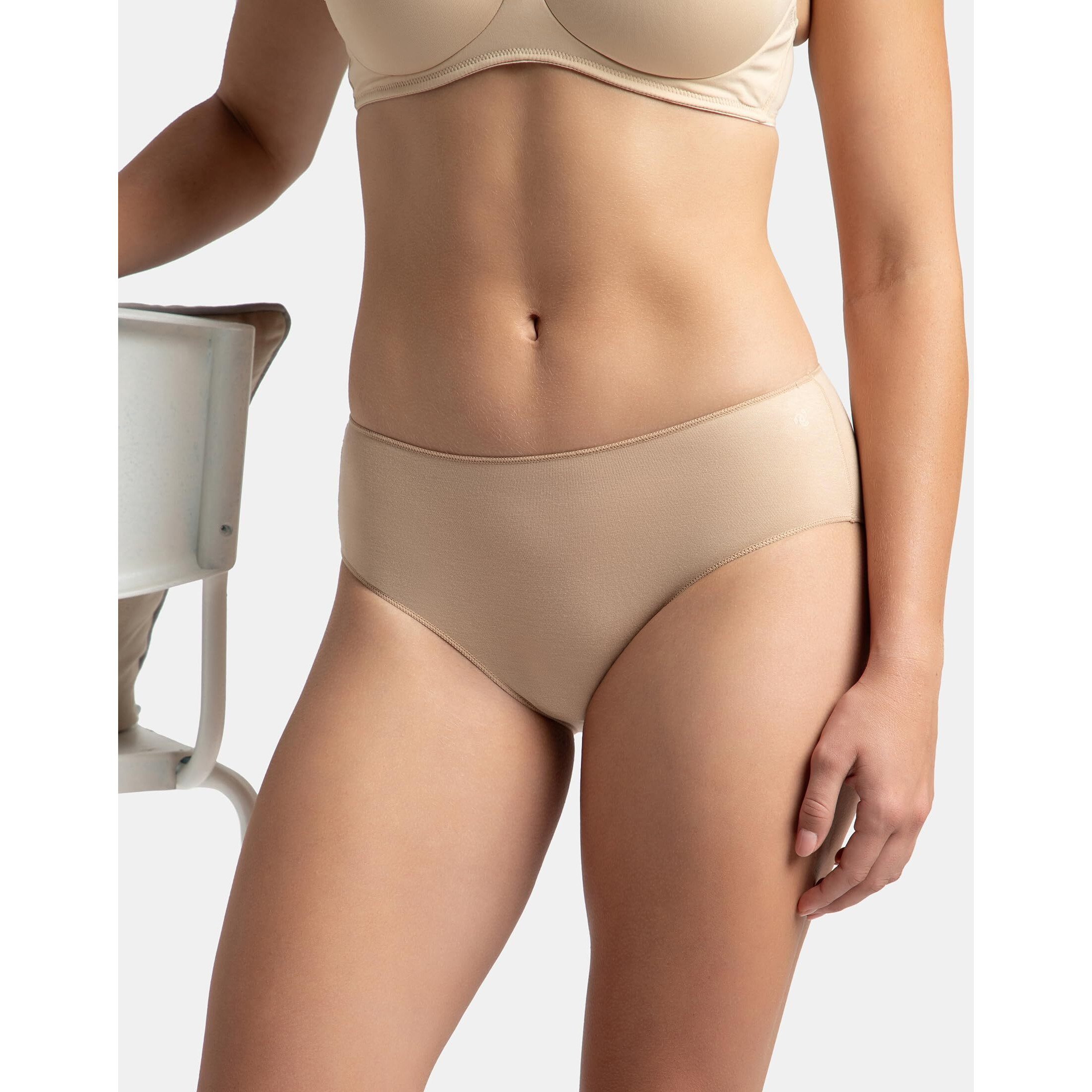 Jockey Women's Modal Hipsters (Pack of 1) (1802_Skin_XL_Skin_XL)