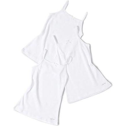 Jockey Girls U Neck Camisole for Girls (Pack of 3) SG04_White_5-6 Yrs