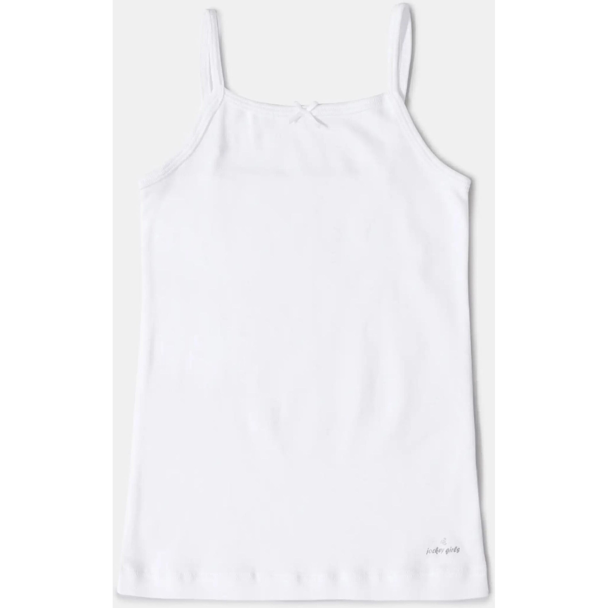Jockey Girls U Neck Camisole for Girls (Pack of 3) SG04_White_7-8 Yrs