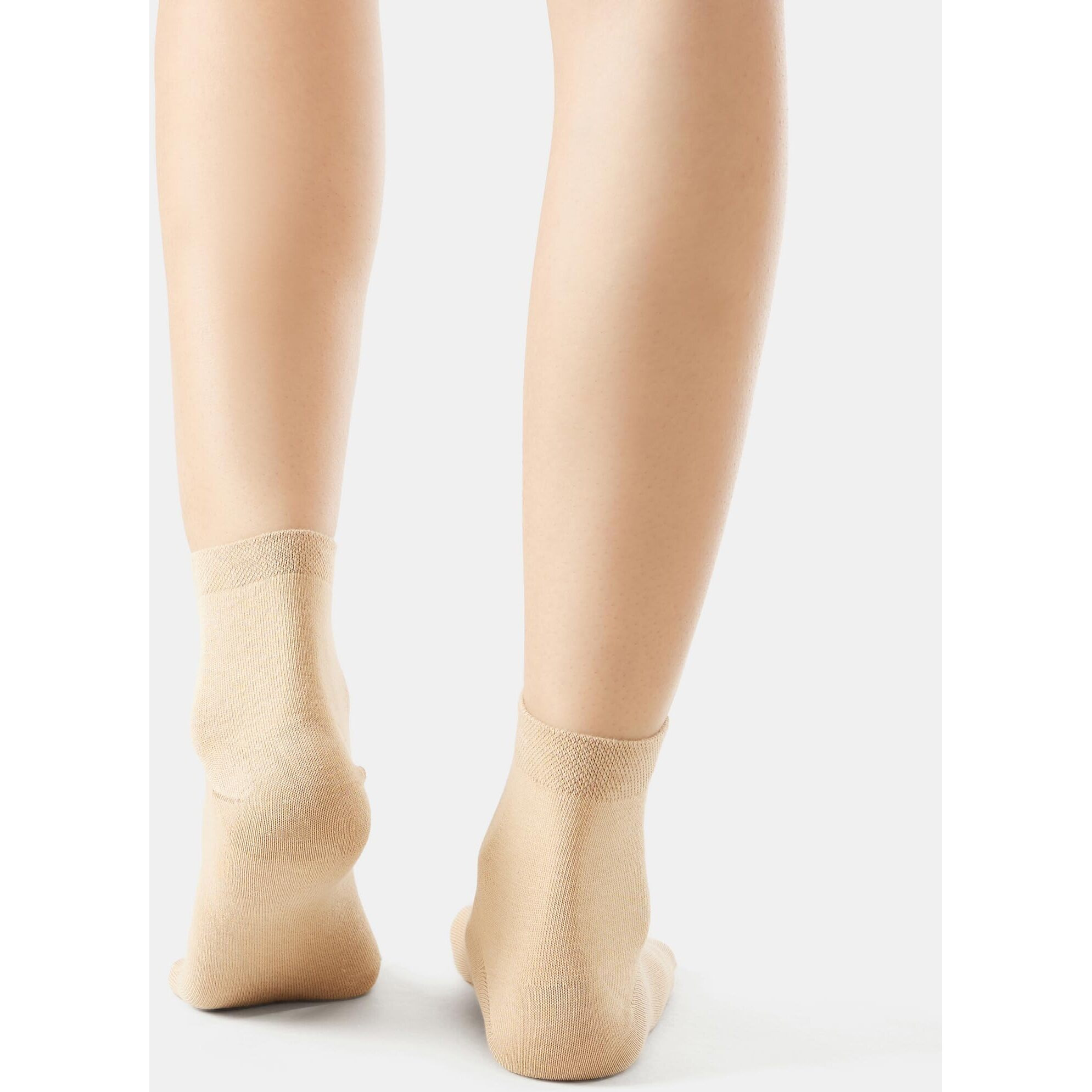 Jockey Cotton Women's Anklet Ankle Length Socks (Pack Of 2) 7487_Skin_Free Size