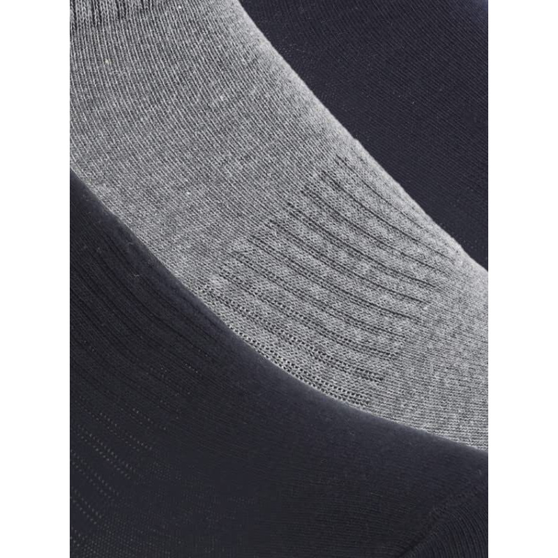 Jockey Men's Over The Knee Cotton Blend Socks (Pack of 3) (7097_Black/Grey Mel/Navy Mel_Free Size_Multicolor)