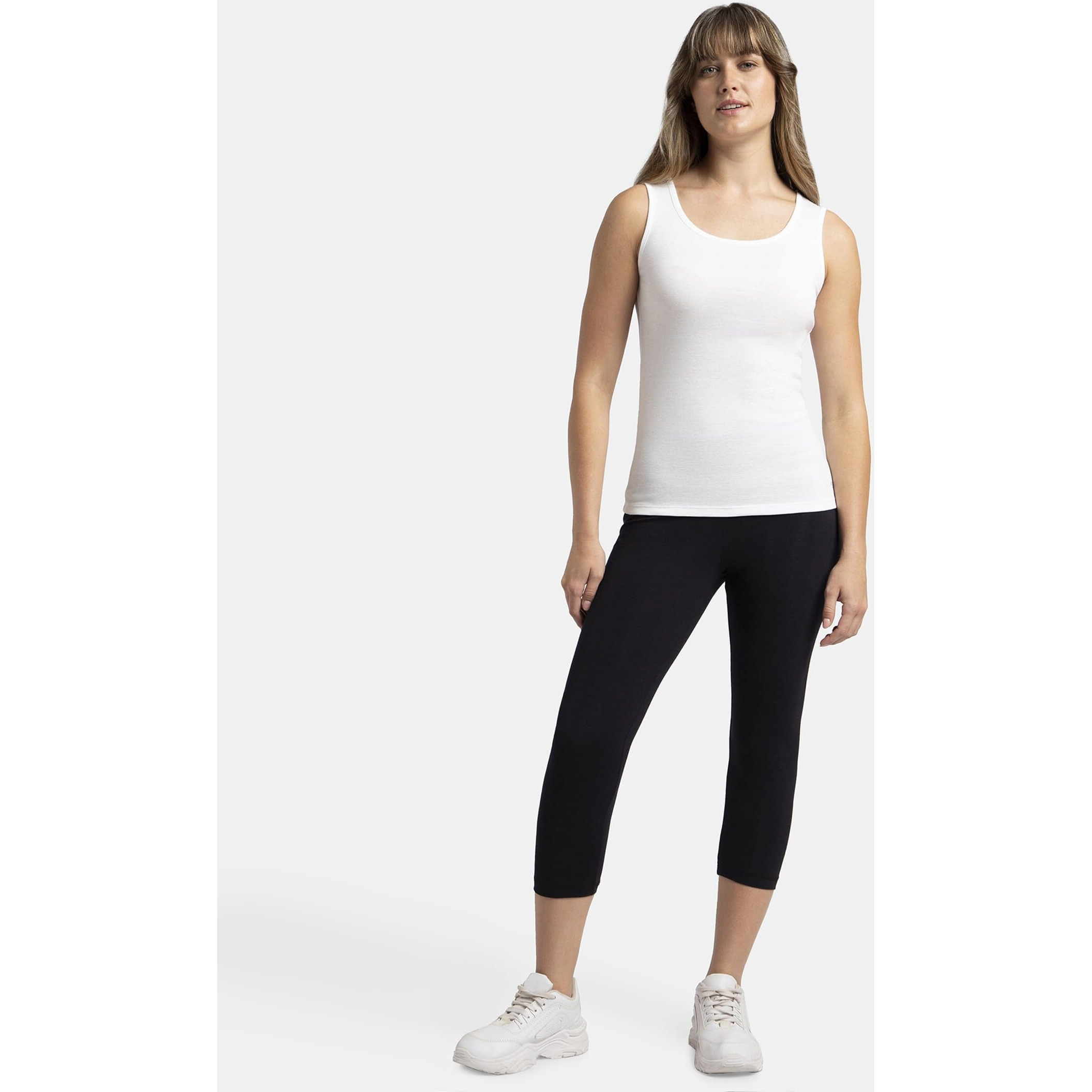 Jockey Women's Slim Fit Tank Top A113_White_M