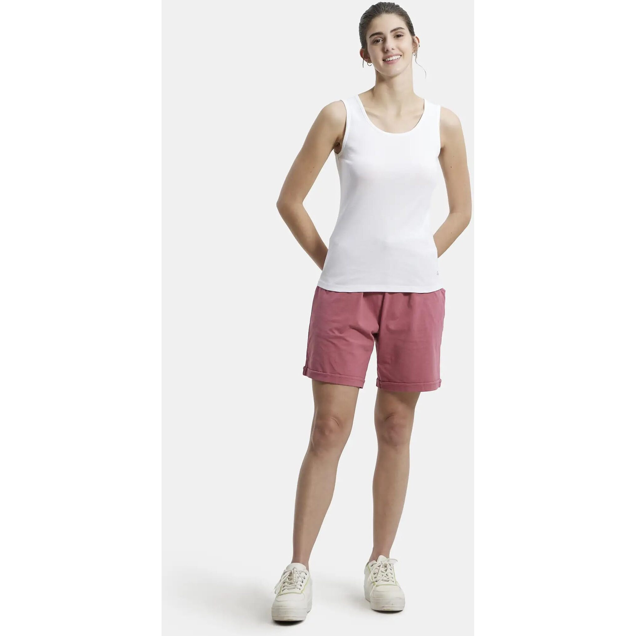 Jockey Women's Slim Fit Tank Top A113_White_L
