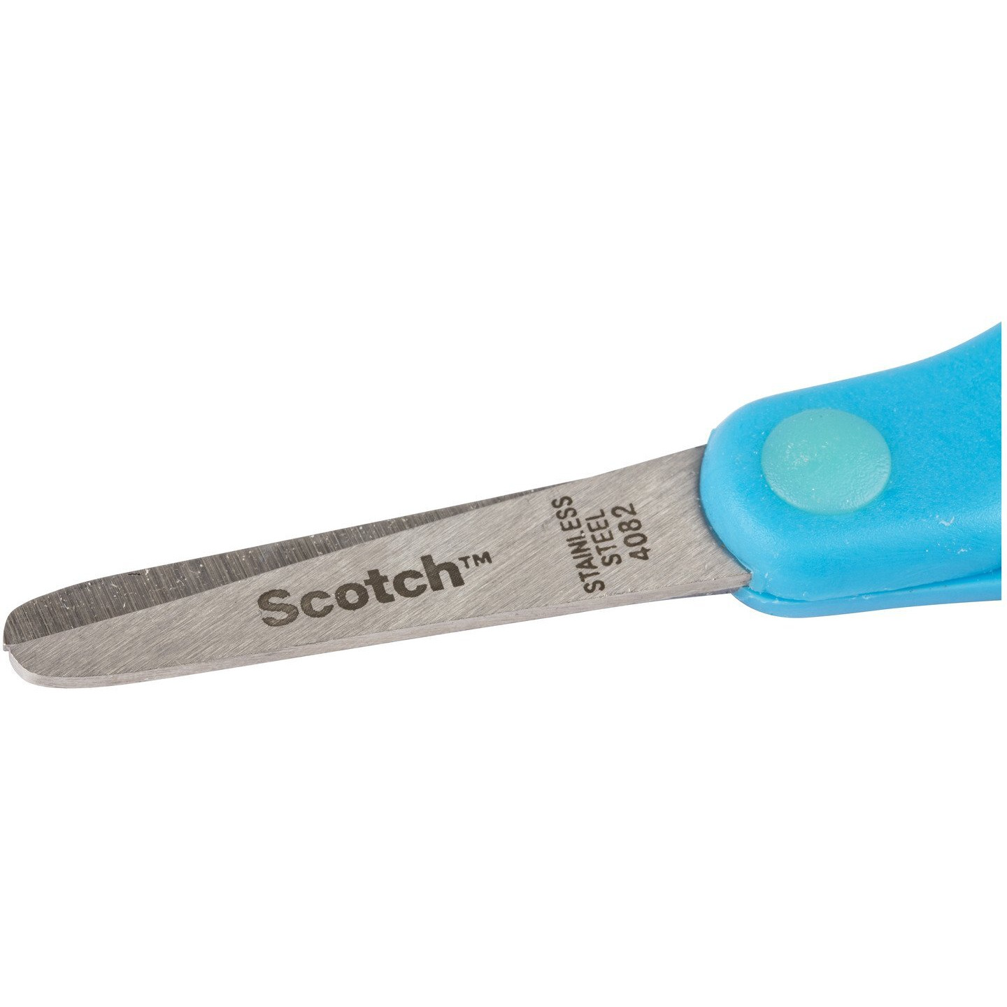 Scotch Stainless Steel Soft Grip Blunt Tip Kid safe Scissor(Color may vary)