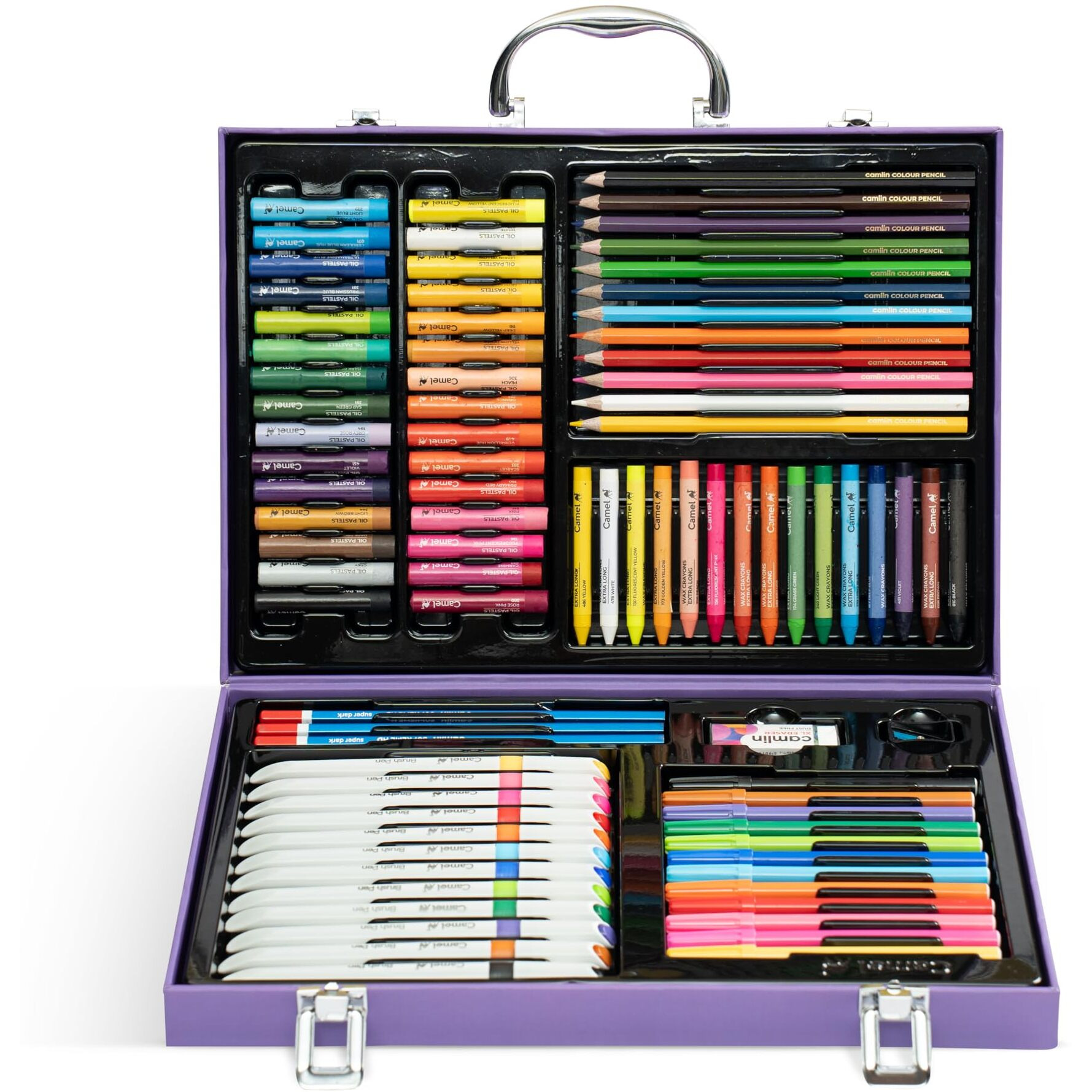 Camel Art Studio Set | Reusable Briefcase Pack