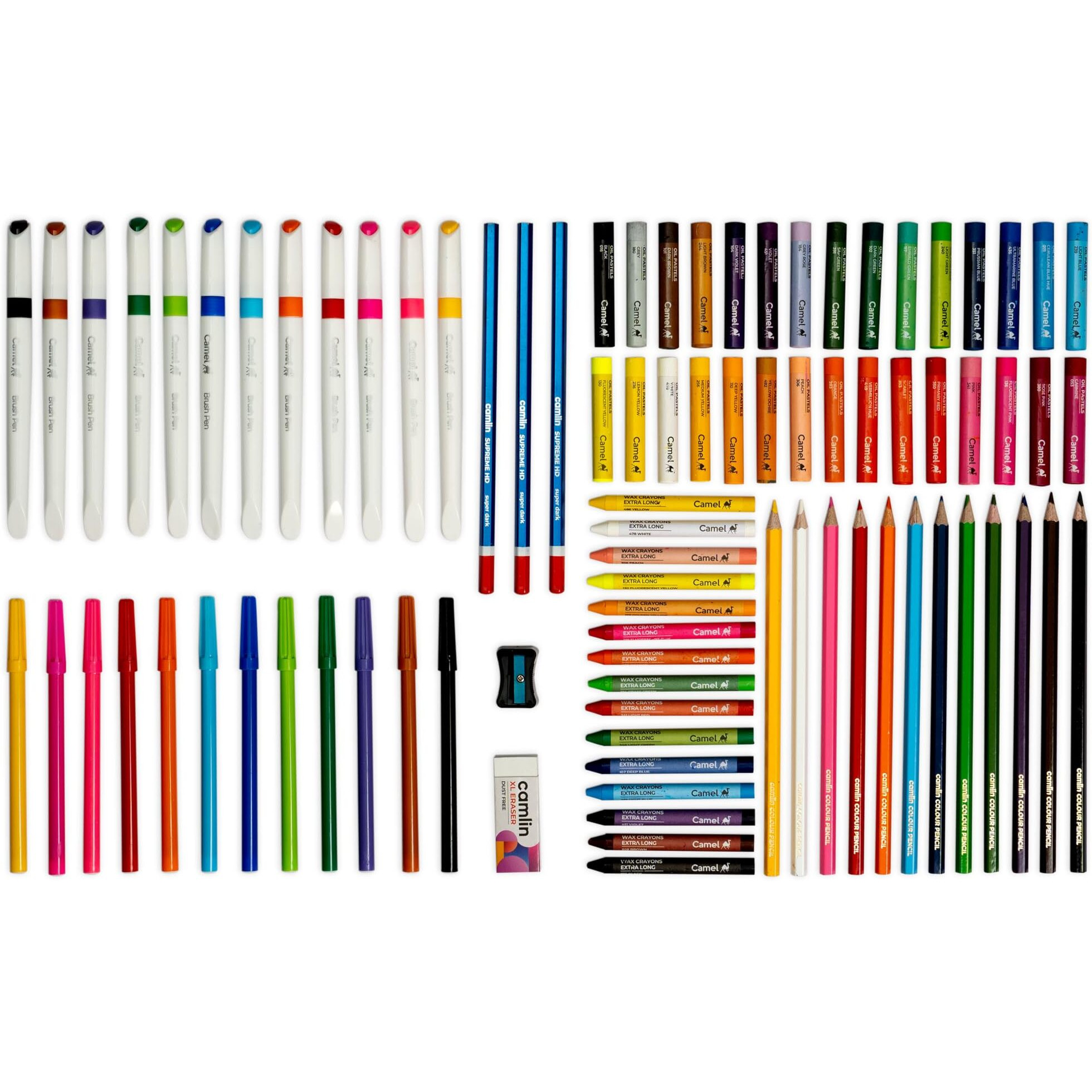 Camel Art Studio Set | Reusable Briefcase Pack