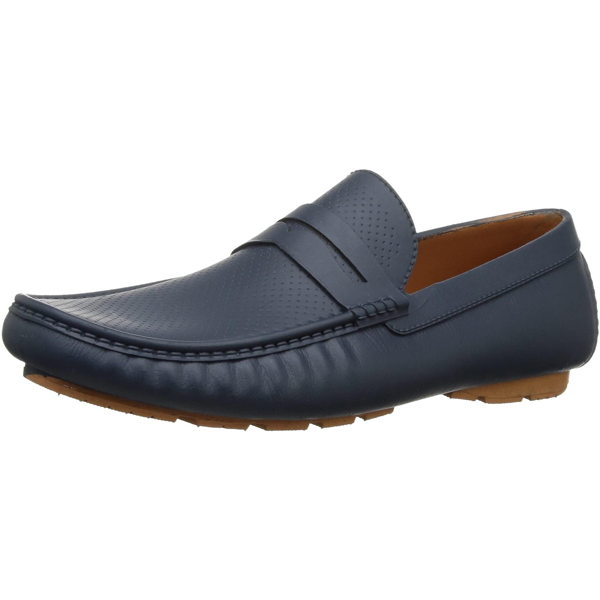 Bata Men's NU DRIVER Slipon Formal Shoes (8529821_BLUE_8 UK)