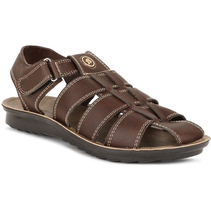 Bata Men's Shoe Style Sandal Syn Buntoe Brown - Trendy and Comfortable Brown Sandals for Men, Perfect for Casual and Relaxed Wear