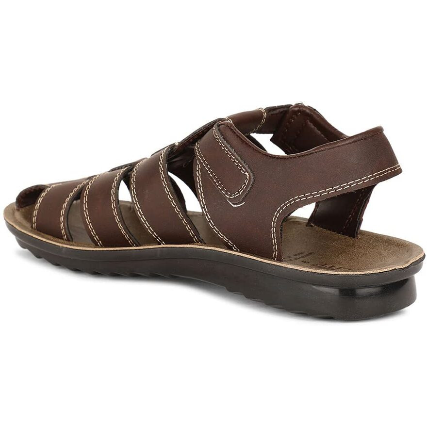 Bata Men's Shoe Style Sandal Syn Buntoe Brown - Trendy and Comfortable Brown Sandals for Men, Perfect for Casual and Relaxed Wear
