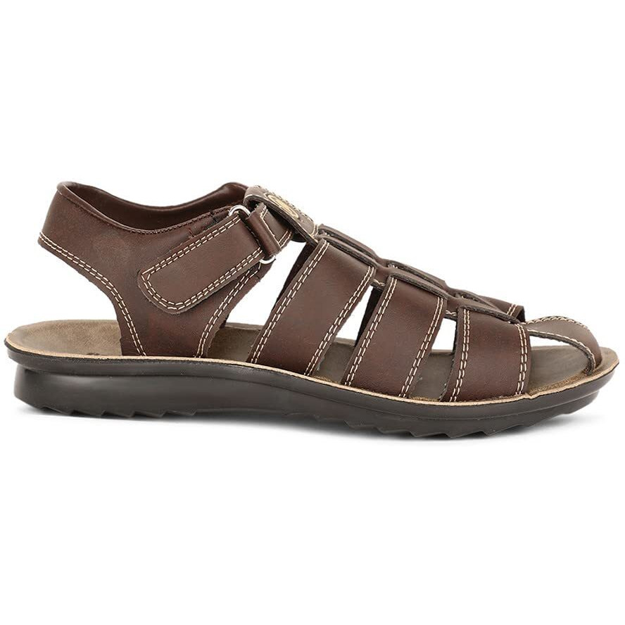 Bata Men's Shoe Style Sandal Syn Buntoe Brown - Trendy and Comfortable Brown Sandals for Men, Perfect for Casual and Relaxed Wear
