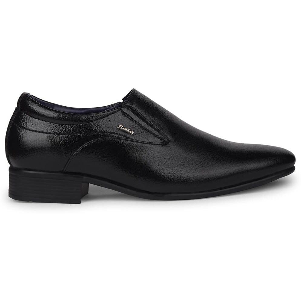 Bata Men's Formal Leather Shoes | Classic & Stylish Dress Shoes for Office, Business, and Special Occasions | Comfortable & Durable Men's Footwear Black