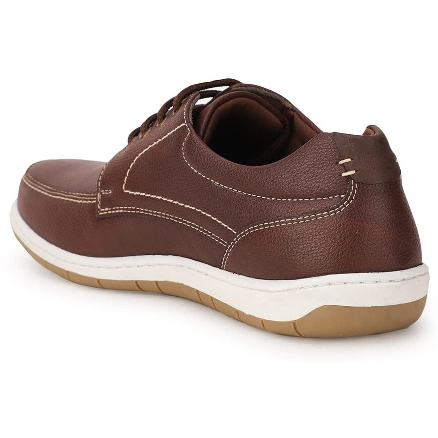 Bata Mens I-and Laceup Casual Shoes, Brown