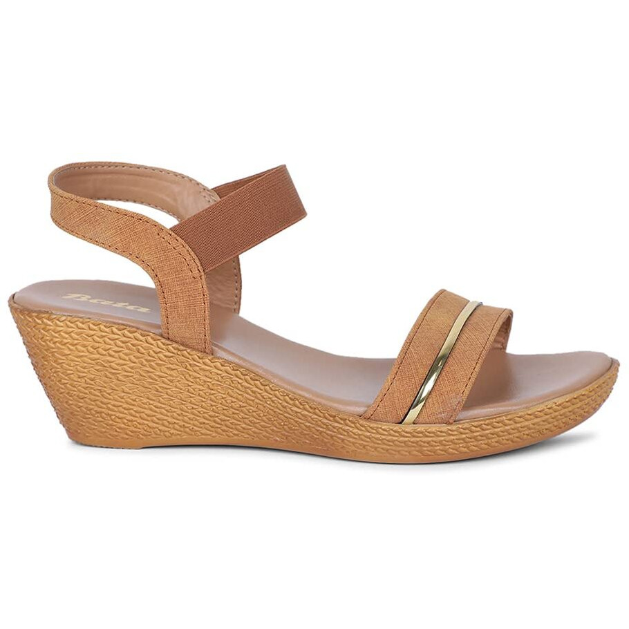 Bata Womens Lille Heels, (6618515), 5 Beige