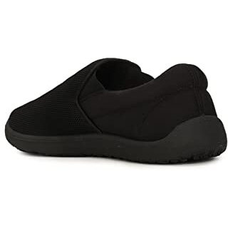Bata Men's New Mesh Mushy Moccasin, Black, 8 UK
