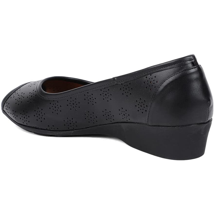 Bata Womens Sarina Peeptoe Ballerinas, (6516041), 6 Black