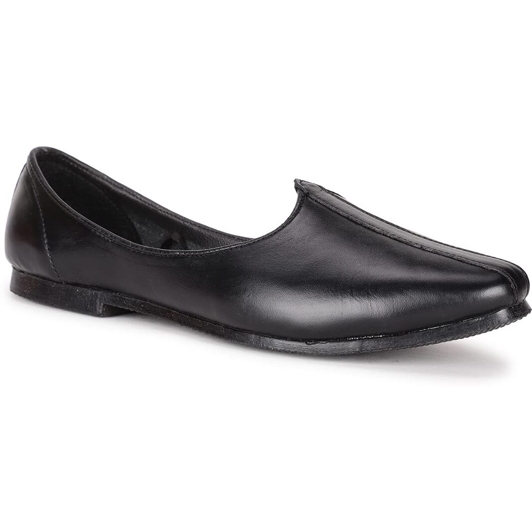 Bata Men 854-6563 Black Juttis