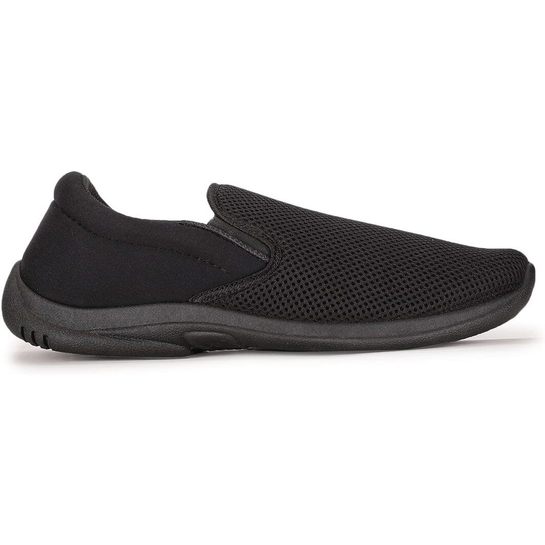 BATA Mens Mesh Mushy Black Sneaker
