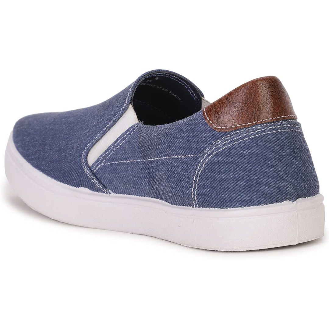 Bata Mens Denim Blue Sneaker, 7 UK