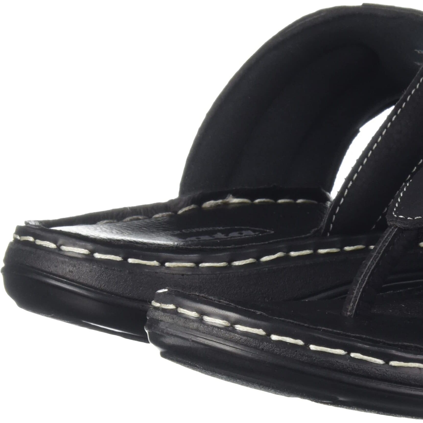 Bata Mens Terrance Cushion Black Sandals