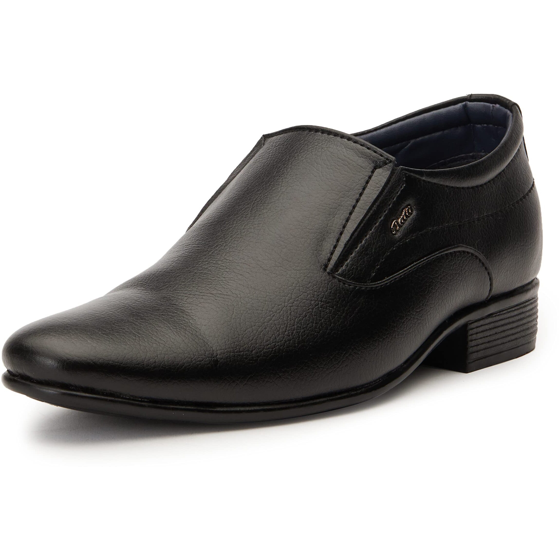 BATA Mens Boss-Slick Black Uniform Dress Shoe