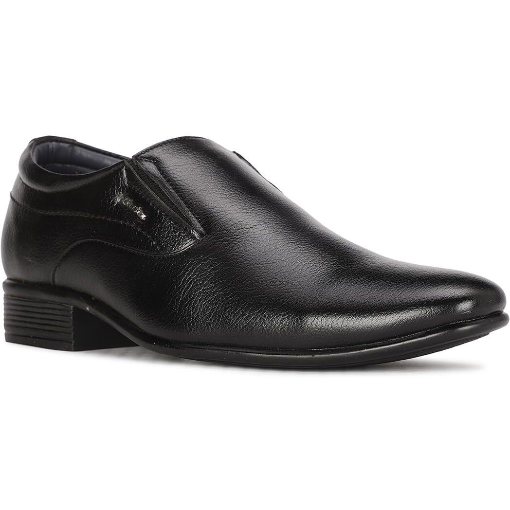 BATA Mens Boss-Slick Black Uniform Dress Shoe