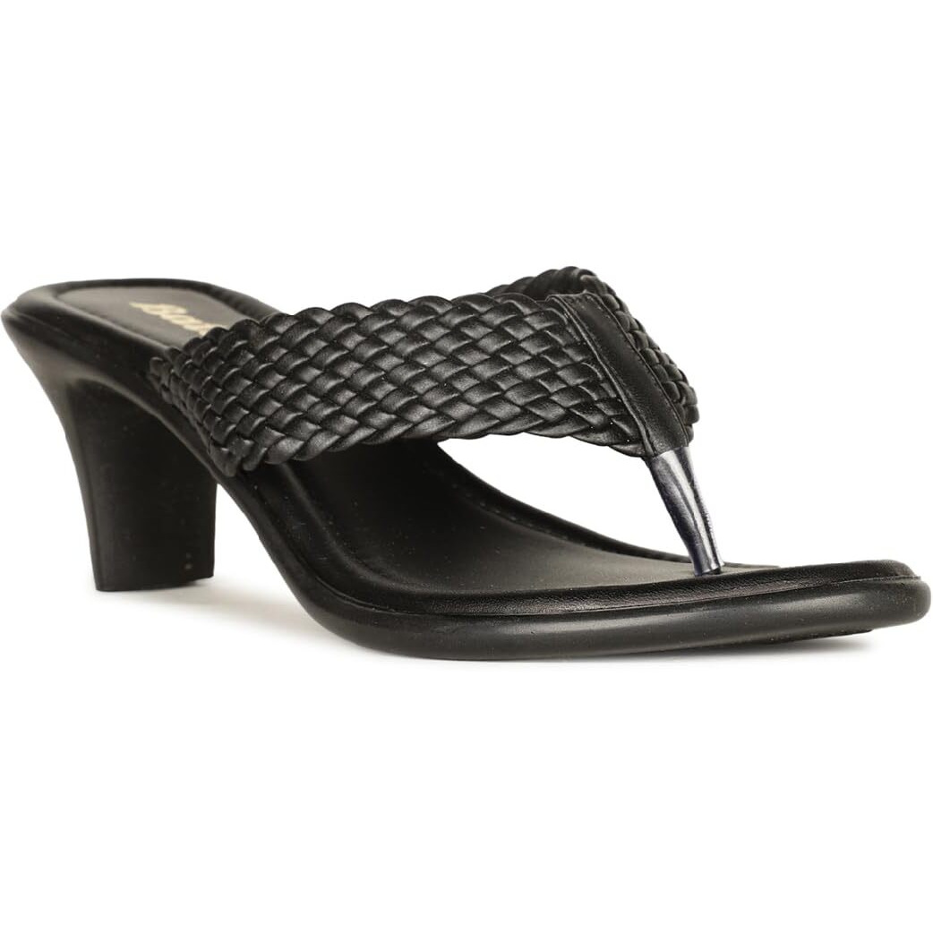 Bata womens Deva Thong E Black Heeled Sandal - 6 UK (6716070)