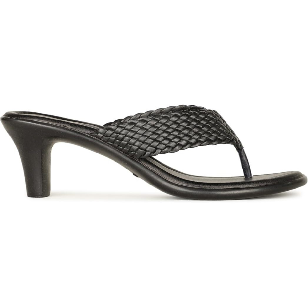 Bata womens Deva Thong E Black Heeled Sandal - 6 UK (6716070)