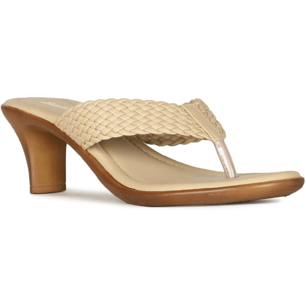 Bata Women's DEVA THONG (6718872_BEIGE_6 UK)