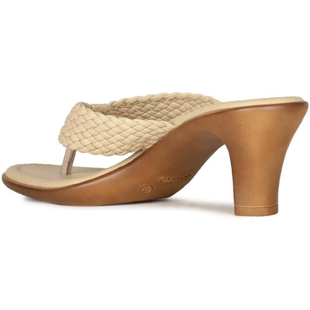 Bata Women's DEVA THONG (6718872_BEIGE_6 UK)