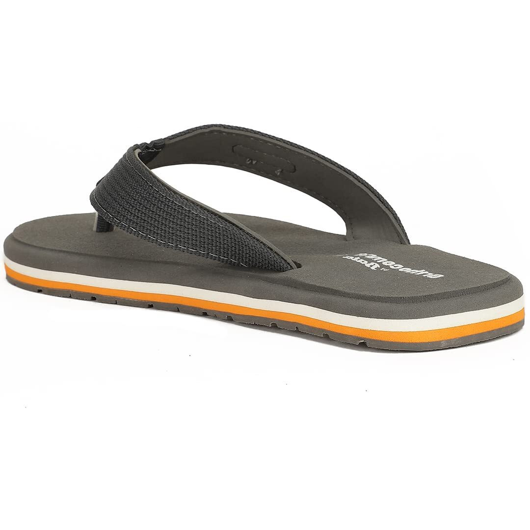 Bata Men ORTHORISE Grey Flip Flops, Size- 9