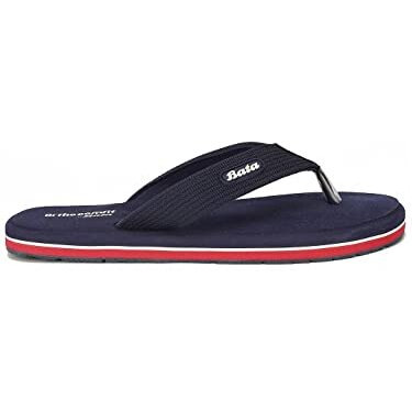 Bata Men ORTHORISE Blue Flip Flops, Size- 8