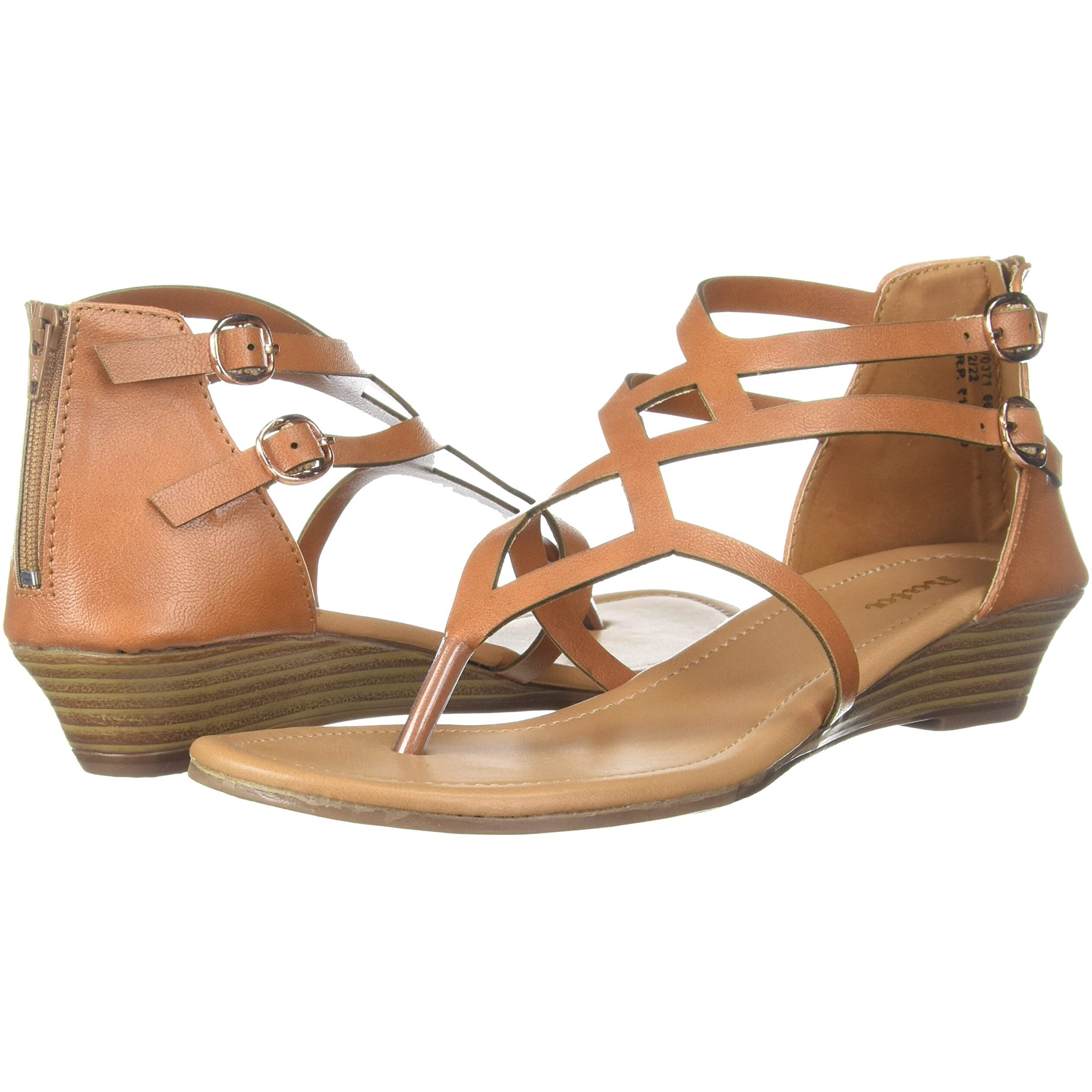 BATA Women's LOZZE Light Brown Sandal-5 Kids UK (6613154)