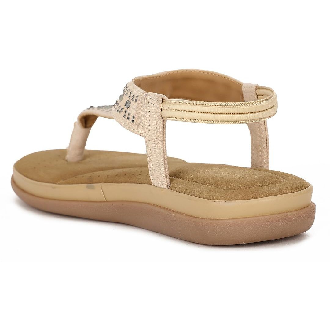 BATA COMFIT Women's DIAMONTE E Sandals (6618142_BEIGE_7 UK)