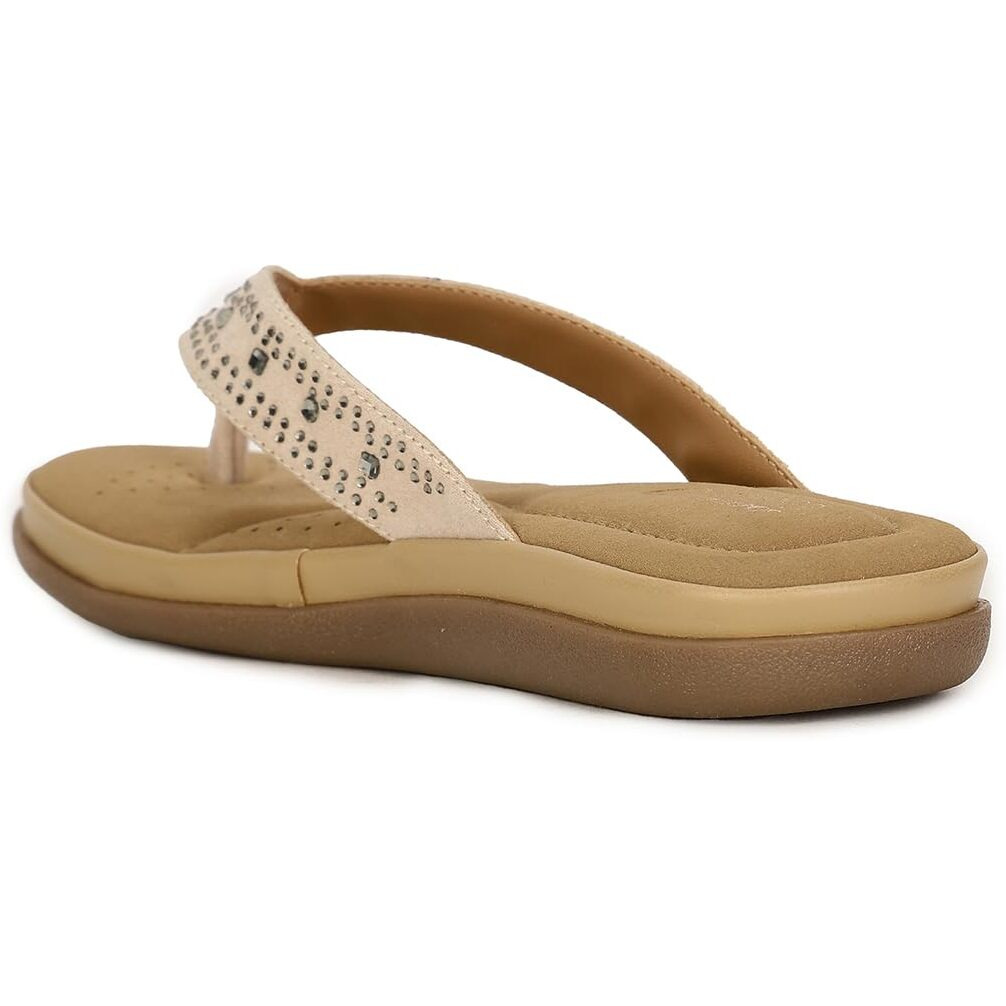 Bata Women's Casual Diamonte E (6718542_Beige_6 Uk)