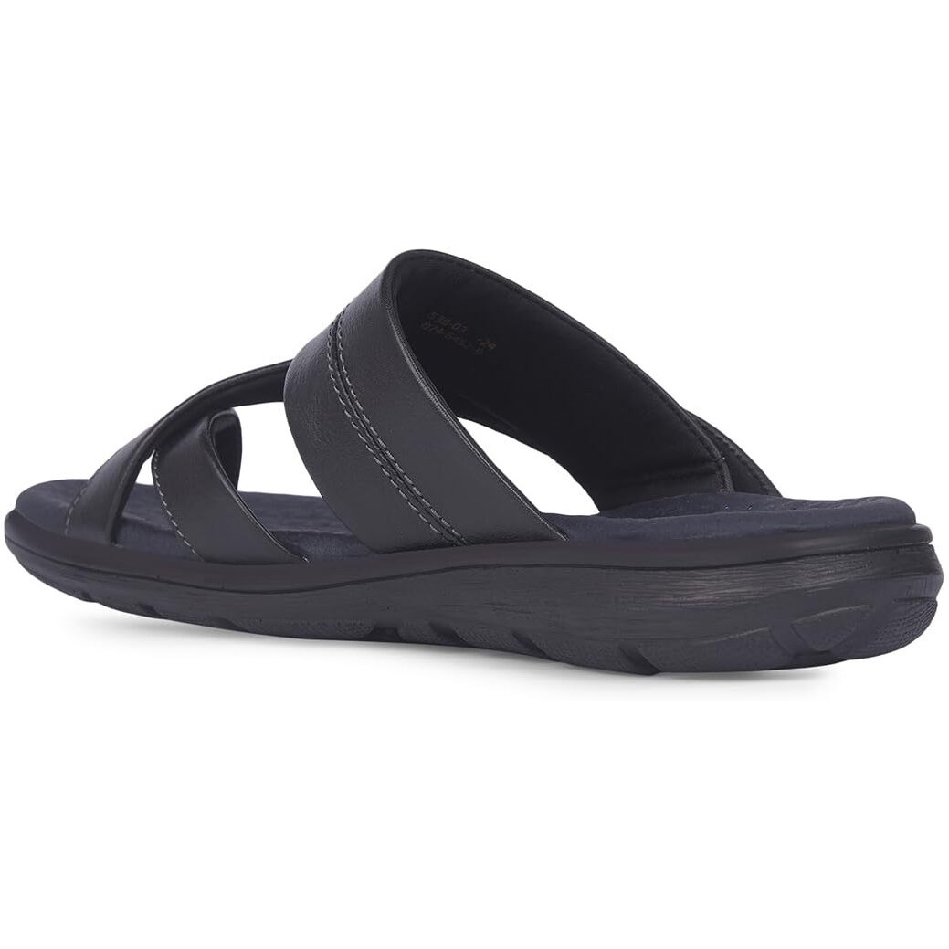 Hush Puppies Men's CHARLES TOE RING E Slippers (8746452_BLACK_7 UK)