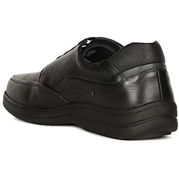 Hush Puppies Men Street Derby Black Formal Shoe - 7 UK