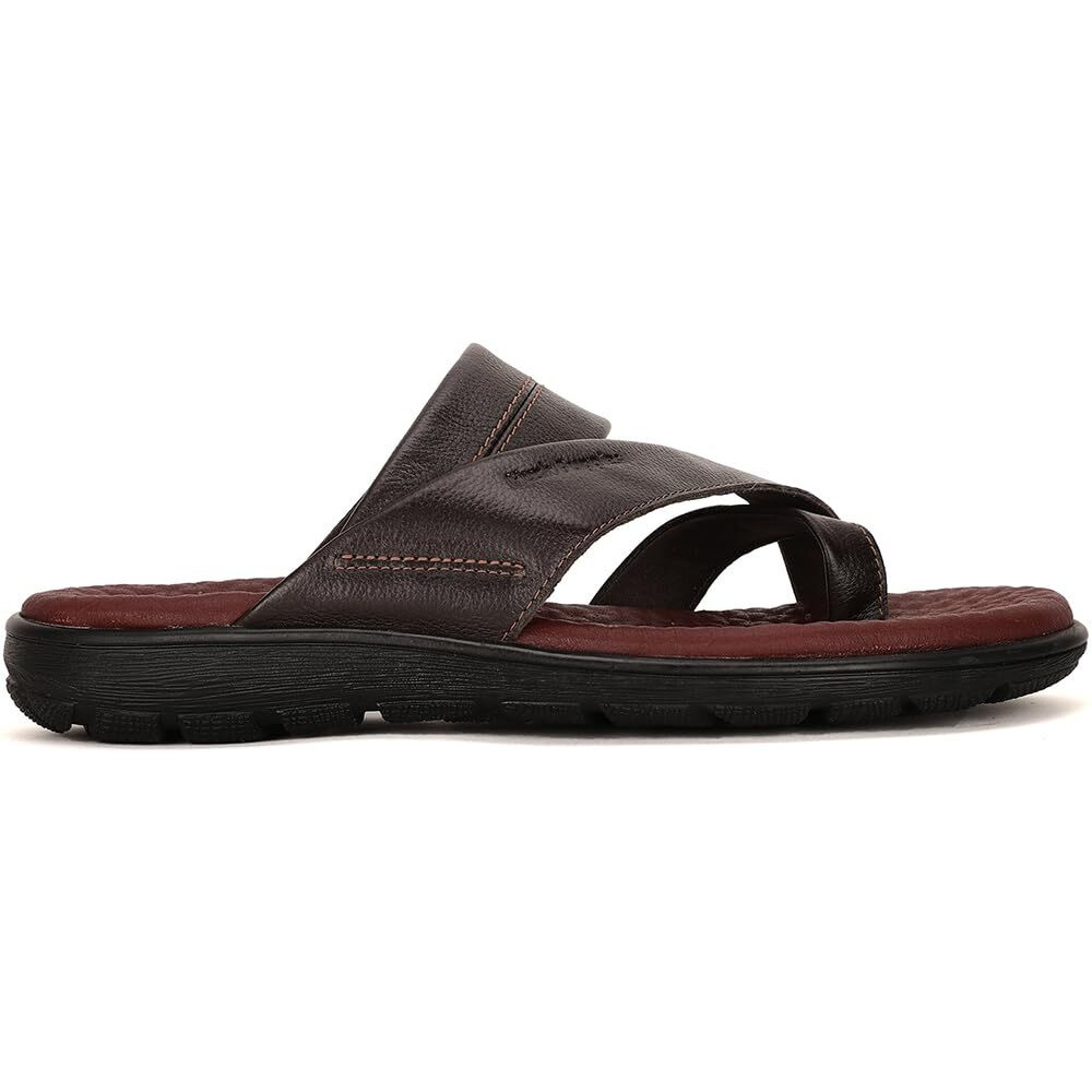 HUSH PUPPIES Mens CHARLES TOE RING E Brown Slippers UK 8 (8744552)