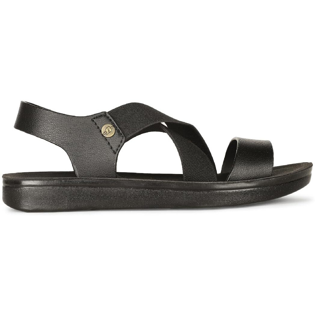 Bata Women's Aerial Sandal Flat (5616506_Black_5 UK)