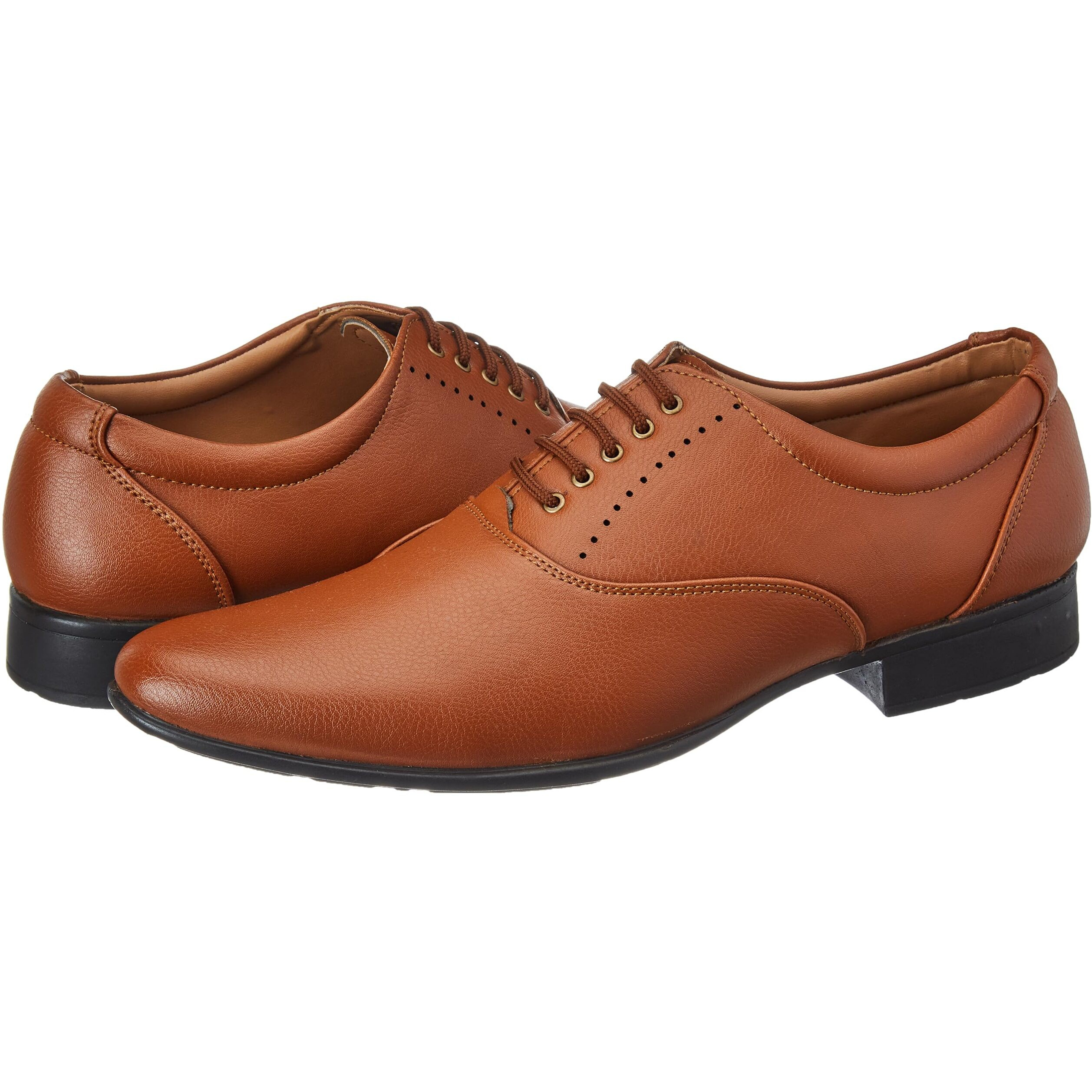 BATA Men's Chris E Formal Shoe (8313004_Tan_8 UK)