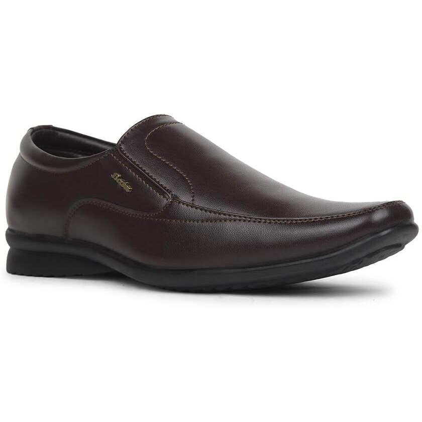 Bata Mens Casual Slip-On Shoes | Lightweight and Comfortable Footwear Brown